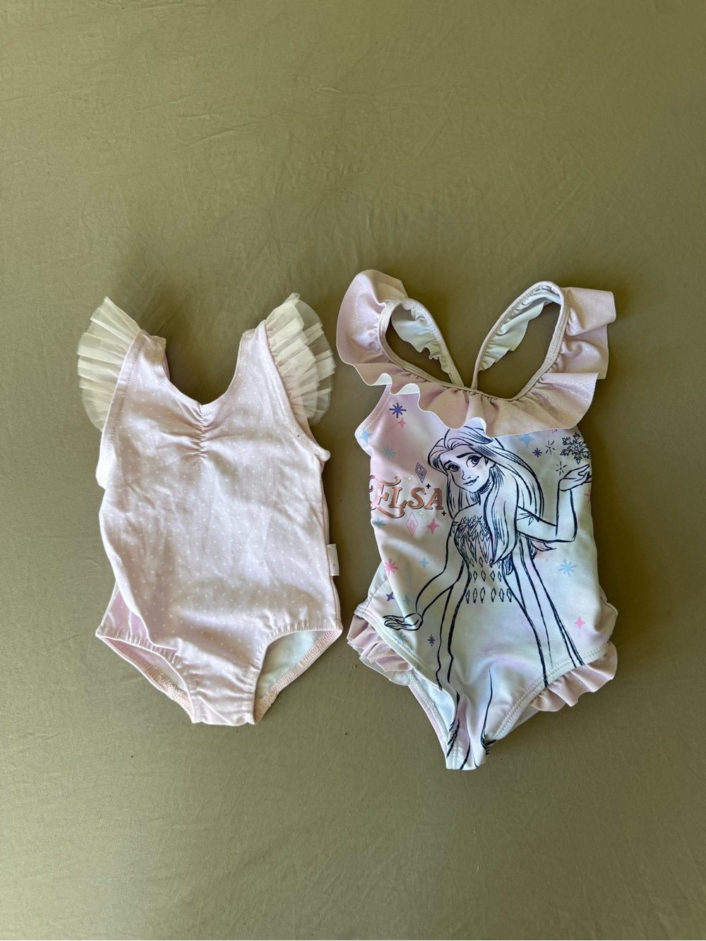 Toddler Girls Leotard & Swimsuit Bundle